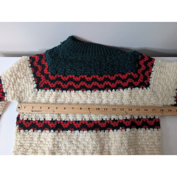Vintage 1970s Jack Frost Boucle Pullover Sweater Size Small (See Measurements) - Picture 6 of 8